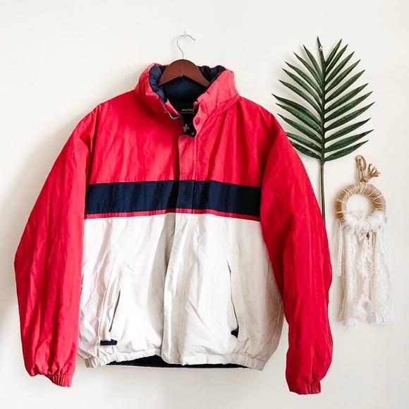 Vintage Jackets & Blazers - •SOLD• Vintage Nautica Puffer Coat